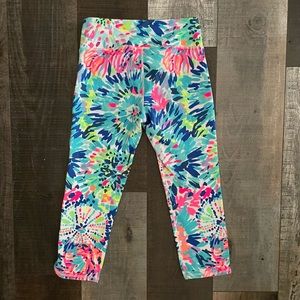 Lilly Pulitzer Luxletic Capri Workout Pants Medium